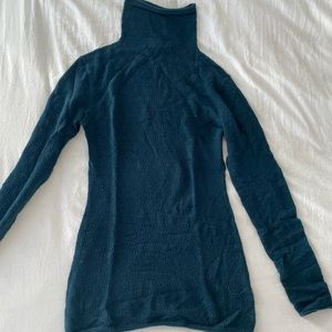 Babaton Teal Knit Turtleneck